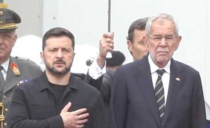 Владимир Зеленский провёл переговоры с австрийскими политиками в Вене